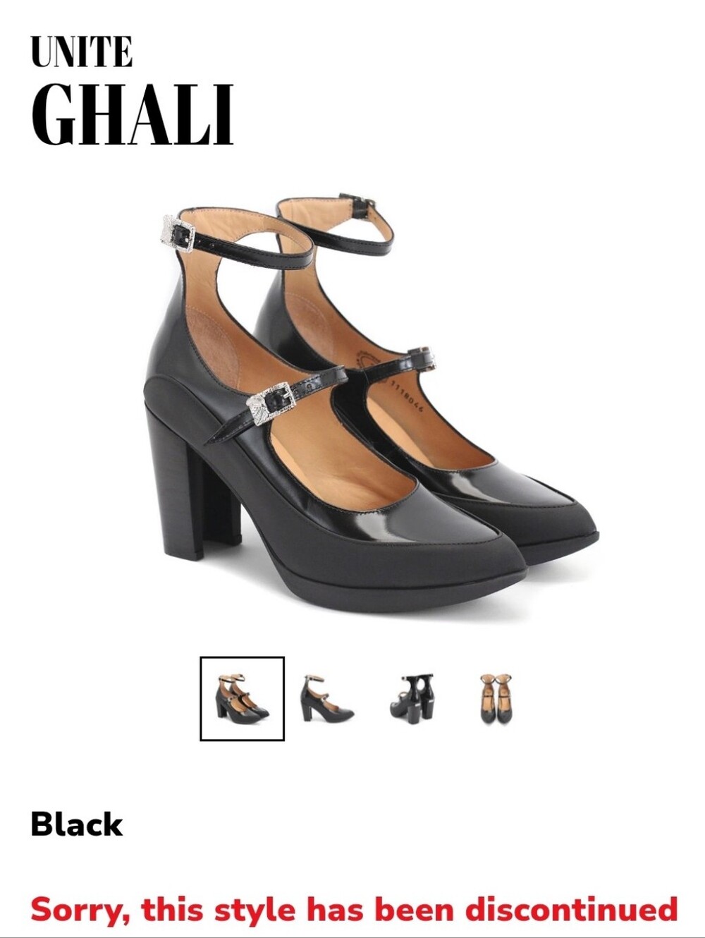 John Fluevog Unite Ghali Buckle Strap heels